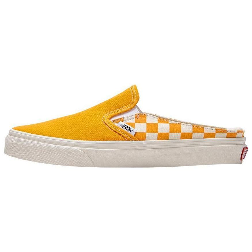 Vans Classic Slip-On Versatile Comfortable Simple Shock Absorbing Durable Low-Top Skate Shoes Unisex sneaker Yellow VN0004KTTLG 35
