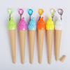 Lotto 6 Pezzi Penna Gel Gelato Cartone Animato Scrittura Carino Regalo Festa dei Bambini Penna Gel 0,38 Mm Forniture Scolastiche Accessori Ufficio