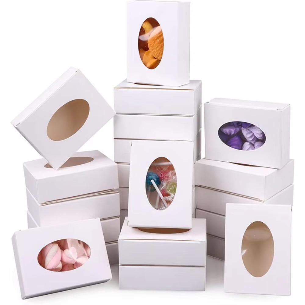 10/20Pcs Mini Gift Box Kraft Paper Handmade Soap Wrapping Box  Wedding Birthday Party Supplies