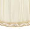 6PCS Cloth Fabric Lampshade Beige Color Pleated Lamp Shades Decorative Small Lamp Shade  Table Lamps