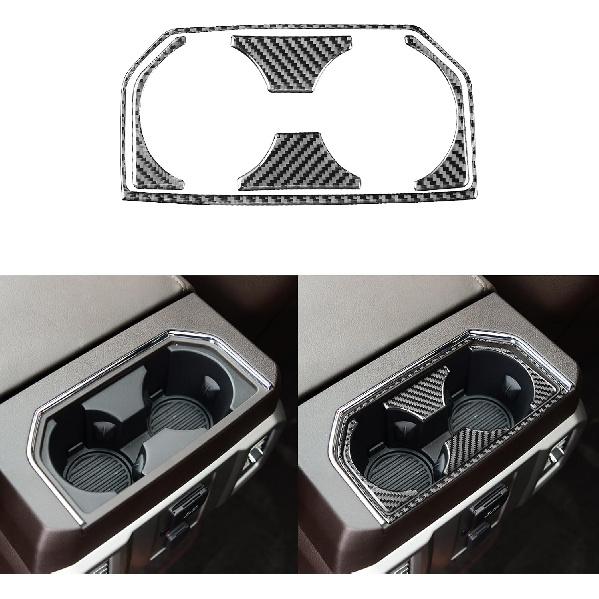 for Ford F-150 Raptor 2017-2020 Accessories Glove Box Top Strip | Real Carbon Fiber, for Ford F150 F-150 Raptor 2017 2018 2019 2020, Interior Trim