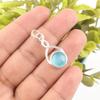 Blue Cat's Eye Gemstone Pendant, 925 Sterling Silver Pendant Jewelry, Handmade Jewelry Pendant, Balancing Jewelry Gift For Women