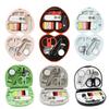 1Box Portable Mini Travel Household Sewing Box Set Sewing Kit Storage Bags Sundries Organizer Home Tools Sewing Accessories