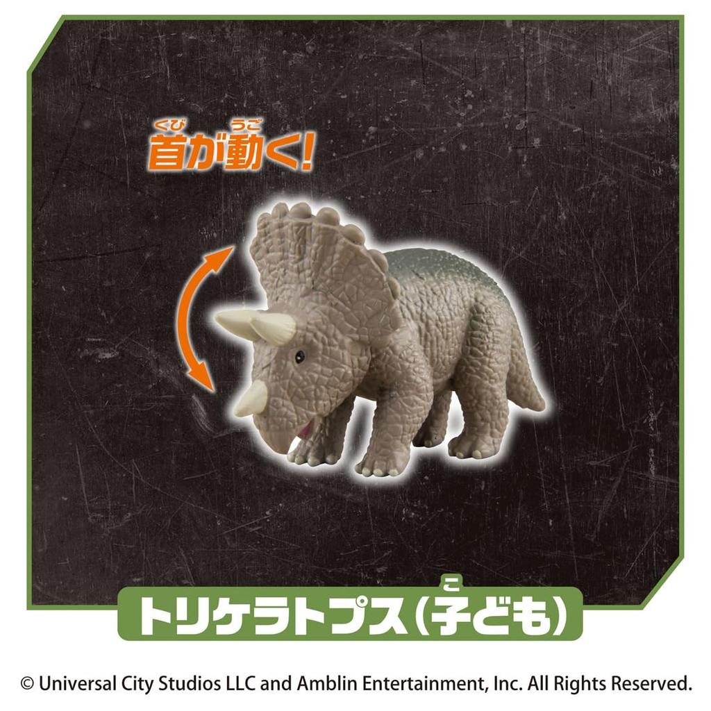 TAKARA TOMY Ania Jurassic World Land Titanosaurus DX Set Animal Dinosaur Toy for Ages 3 and Up