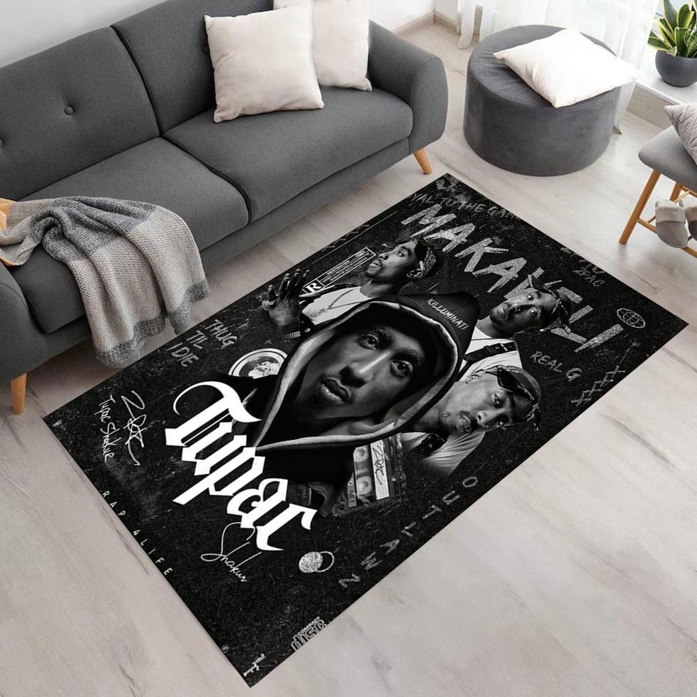 2pac Area Rug Suitable for Dormitory Study Room Foyer Living Rooms Antislip Carpet Office Home Decor Best for Christmas