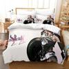 New 3D Printed Anime Game FINAL FANTASY XIII-2 Bedding Set Boys Girls Twin Queen King Size Duvet Cover Pillowcase Bed Boys Adult