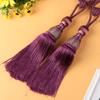1 Pair Home Decor Modern Large Braided Tiebacks Tie Backs Holder Strap Tassel Curtain Rope