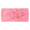 European and American Children's Hair Band Hair Accessories Baby Solid Color Nylon Cross Knotted Girl's Hair Ring Headband