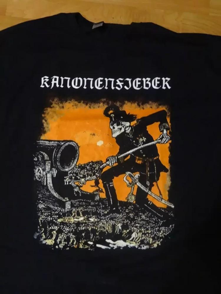 Ретро Kanonenfieber - Menschenmühle Альбом Черный Все Размеры Футболка Унисекс Футболка XXXXL