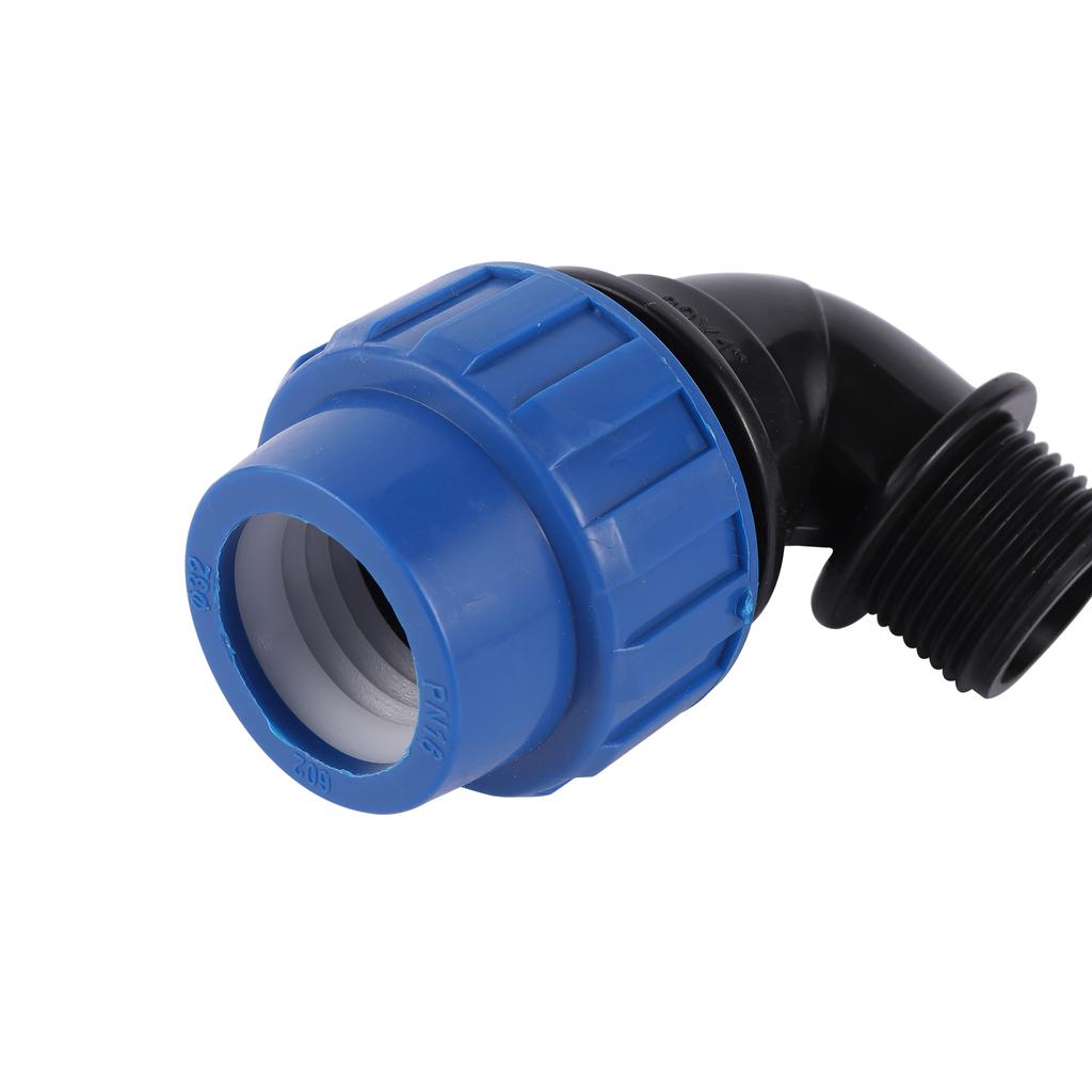 1Pc PE Connector pipe fittings 20MM 25MM 32MM water Tube direct 1/2" 3/4" 1" Male  Thread Quick Connect Tubing Fittings Joint