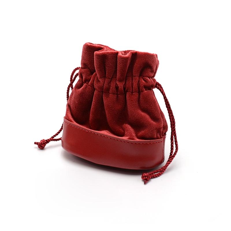 Soft Flannel Drawstring Storage Bag For Tarots Card Dices Jewelry Organizers Durability Multipurpose Travel Pouches красный