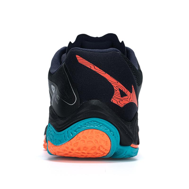 Mizuno Adidași Unisex Wave Lightning Z8 Negru Flacără Neon Albastru Păun V1GA240006