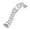 22mm Metal Watch Band Oyster Bracelet for Seiko 5 Sports SBSA001 and Others