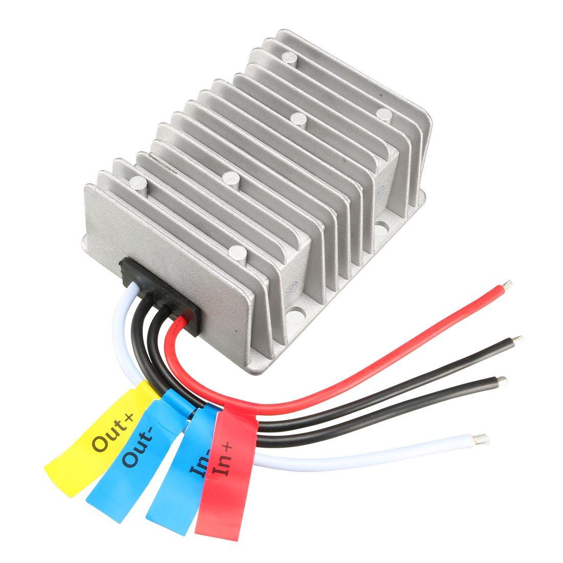 

uxcell Waterproof DC Power Converter, DC 48V to DC 13.8V 30A 414W Step-Down Voltage Regulator