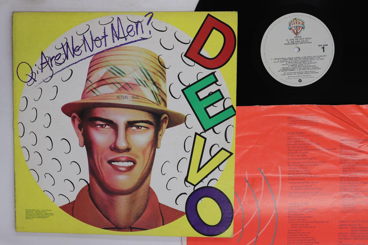 Виниловая пластинка DEVO Q Are We Not Man A We Are Devo BSK3239 WARNER BROS 1978 США Рок Б/у