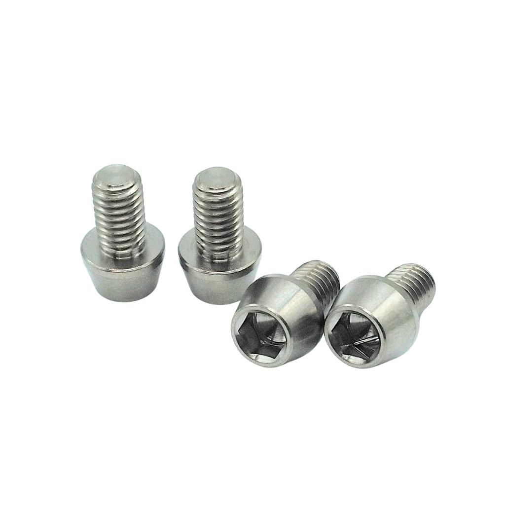 COZENTA Titanium Bolt M6 Hexagon Socket Set of 4 Bicycle