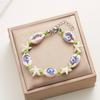 Boho Colorful Shell Braided Bracelet for Women Men Charm Blue Evil Eye Beaded Bracelet Lucky Amulet Friendship Jewelry Gifts