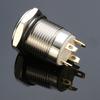 Puntos 12mm Green LED Light Metal Push Button Momentary Switch Boat Car Waterproof