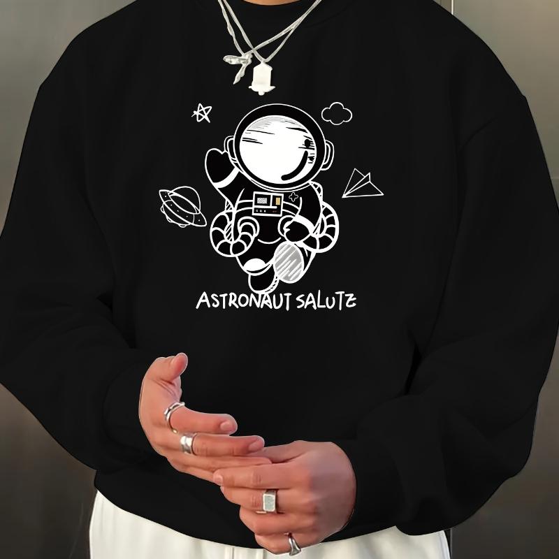 Durable & Eco-Friendly, Men s Crew Neck Sweatshirt, Perfect for Long-Term Daily Use S