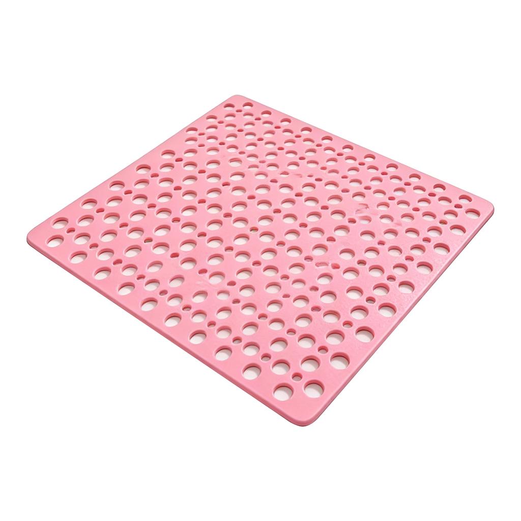 Anti Slip Shower Mat with Suction Cups and Drain Holes Fast Draining Shower Mats for Bathroom Bathtub & Shower Stall