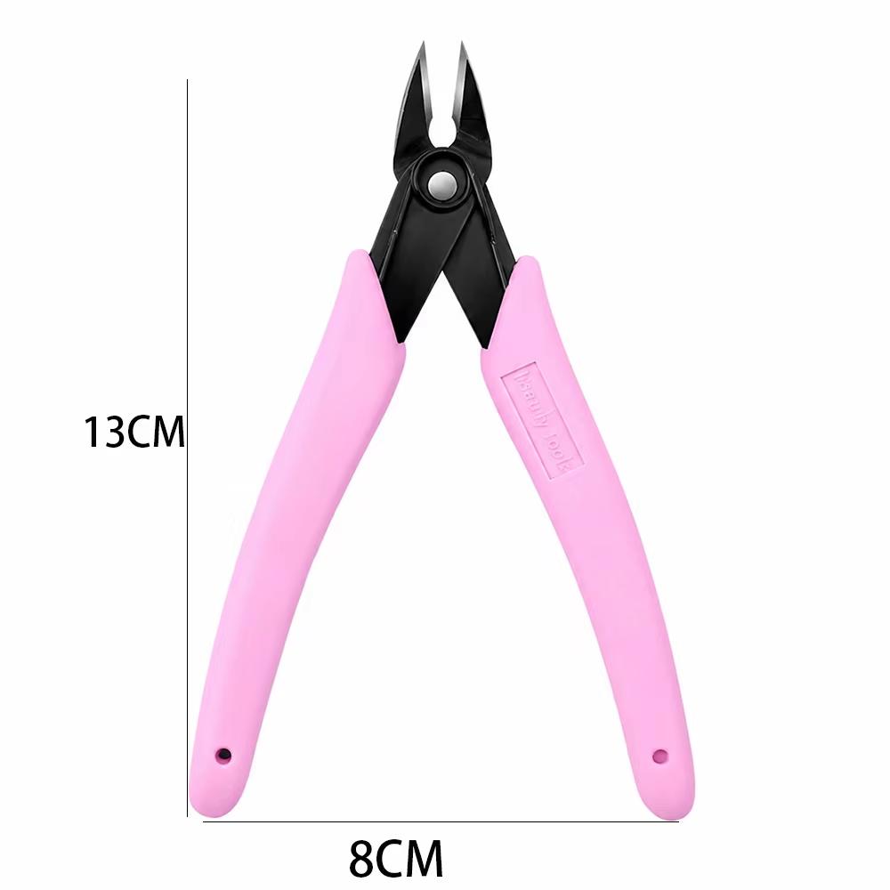 Portable 1pcs Rhinestone Remover Pliers Nail Art Scissors Stainless Steel Rhinestone Remover Nipper Professional Nail Decorations Tools for Home Use