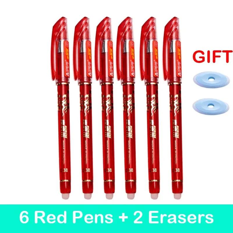 1/26 Pcs/Set Kawaii Erasable Pens Gel Pen Waterproof Gel Ink Stationery School Writing Supplies for Notebook Office Student