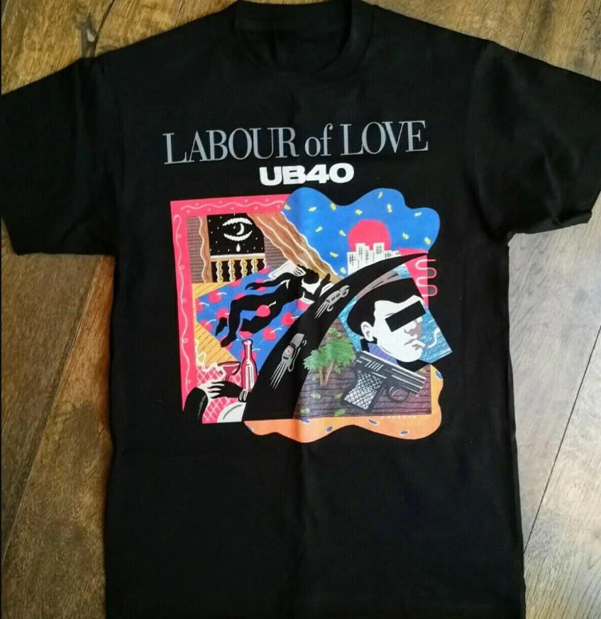 UB40 Labour of Love Album Cotton Black T-shirt S-5XL XXXL