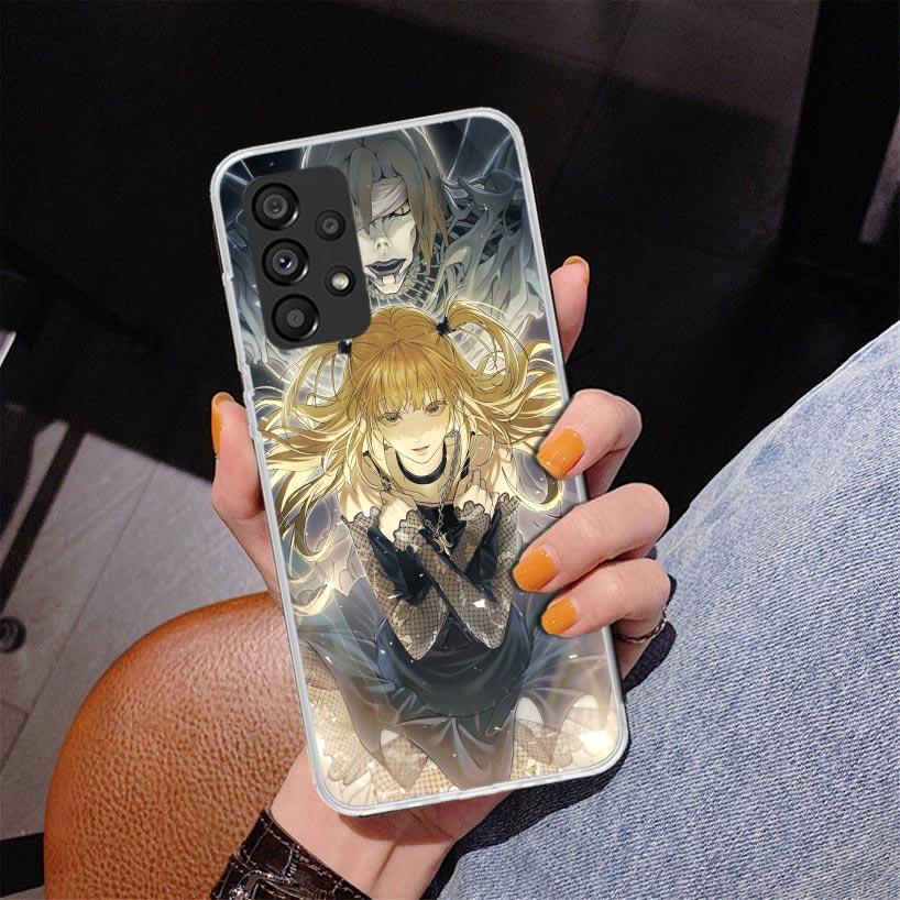 N-Note D-Death MisaMisa Phone Case For Samsung Galaxy A52 A32 A22 A12 A51 A31 A50S A30S A20S A10S Note 20 Ultra 10 Plus S10 A72