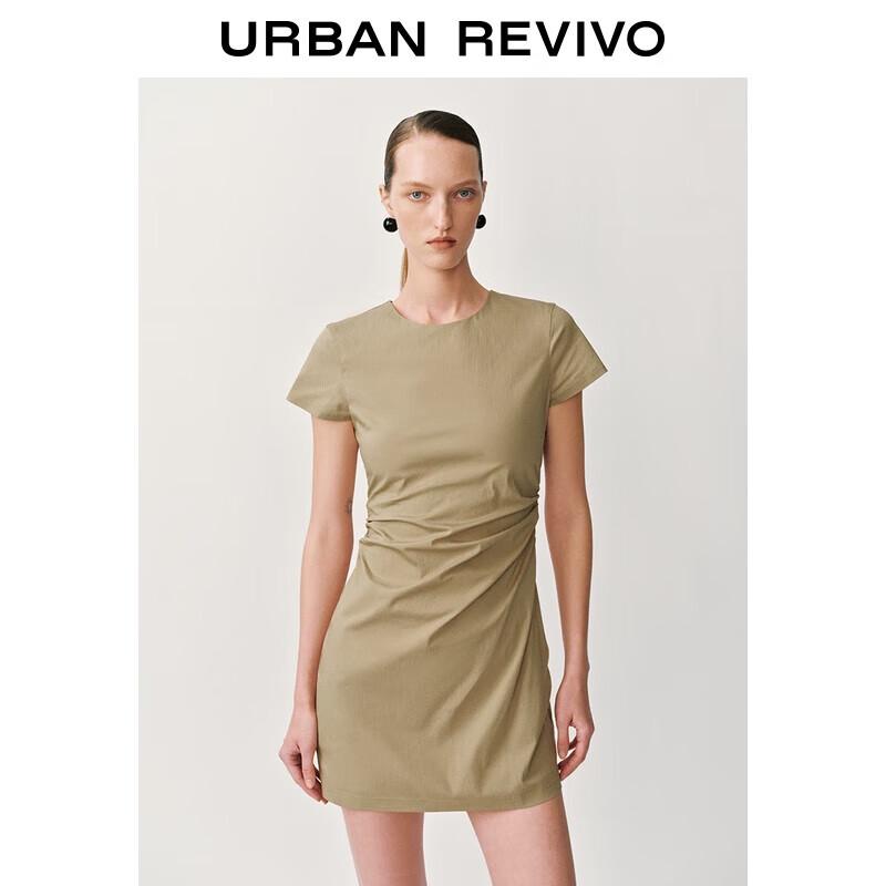 

UR 2025 Women s Pleated Short Sleeve Dress UWG750123 S