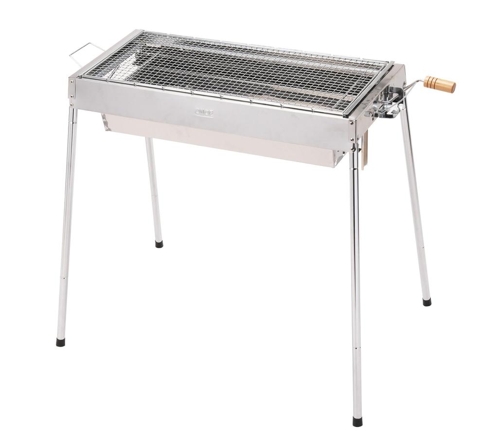 Onoe Seisakusho Evolve BBQ Stove 65HL Unit M Height Adjustable 29 X Bonfire Stand Grill BBQ Stove Camping (ONOE) - EV-65HL [1 (mesh 61cm) Equipment]