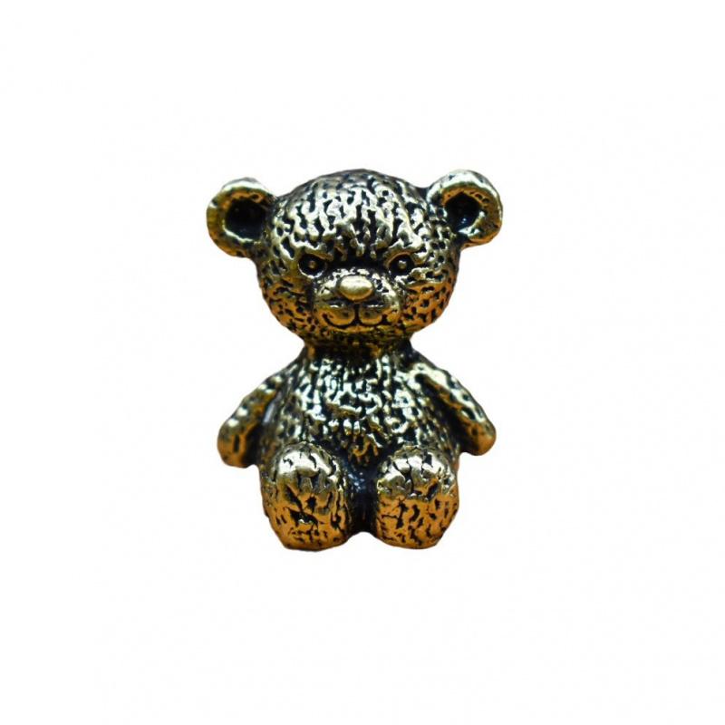 Bear Ornament Home Office Desktop Cute Brass Craft Decoration