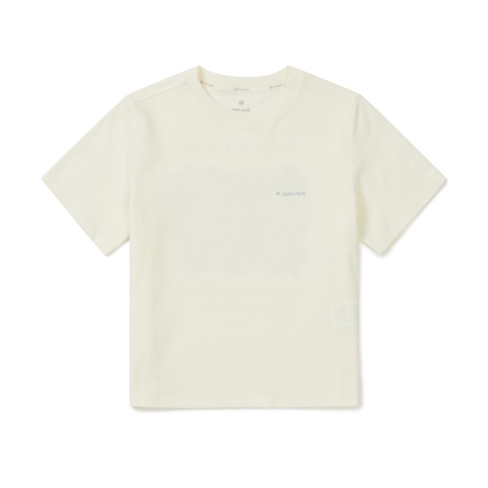 [Snowpeak] Sorona Women's Tropical Short Sleeve T-shirt Butter Ivory (S26MWFTS71)