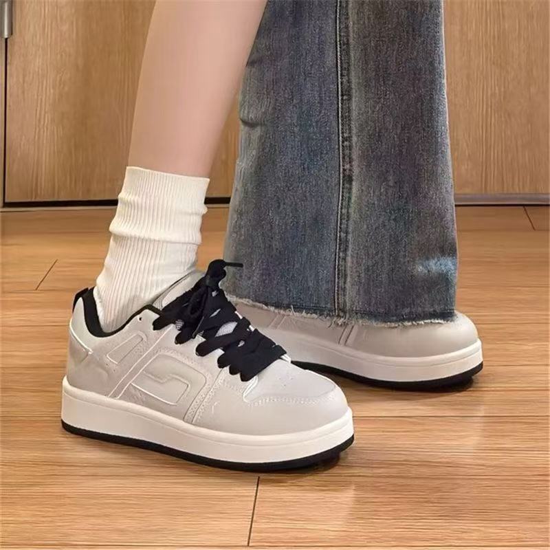 Korean autumn new ins style niche board shoes chic platform sports student shoes