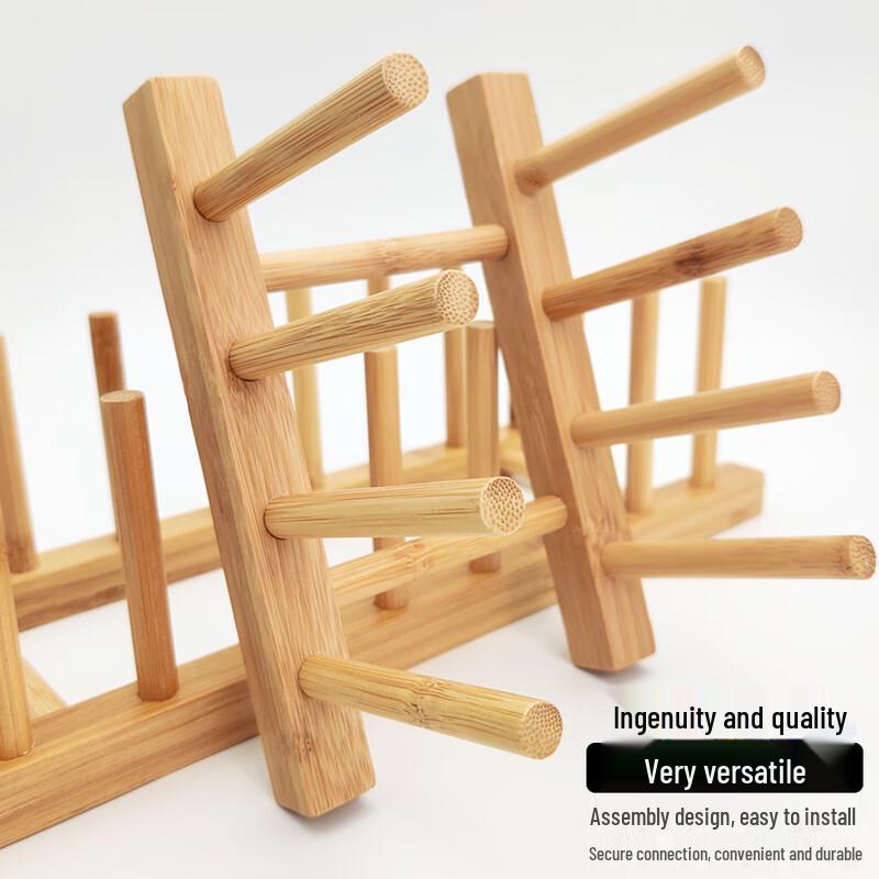 Natural Bamboo Kitchen Dish Drying Rack