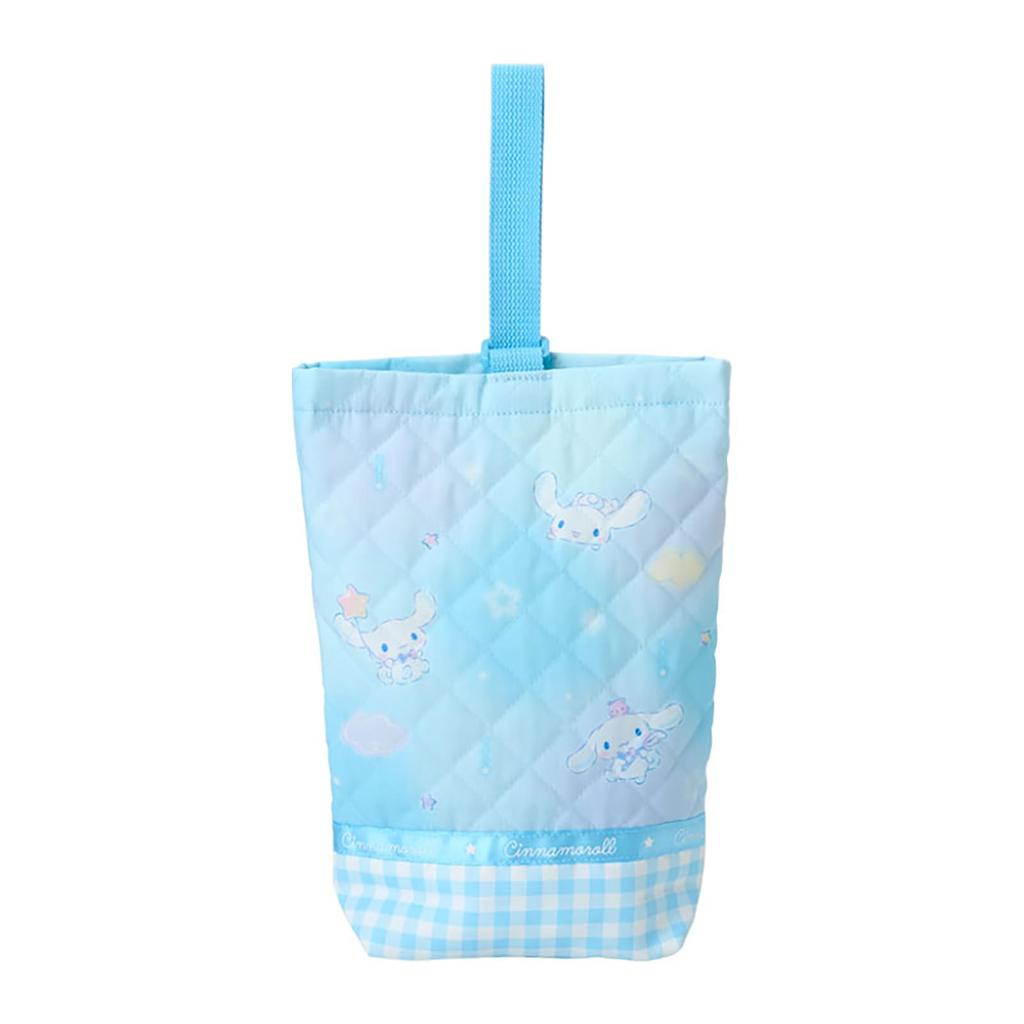 Sanrio Quilted Shoe Cinnamoroll Indoor Shoes Bag with Name 113972 Bag, Design, Kids' Space,