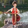 Children's Nezha Hanfu Summer Cosplay Costume Set