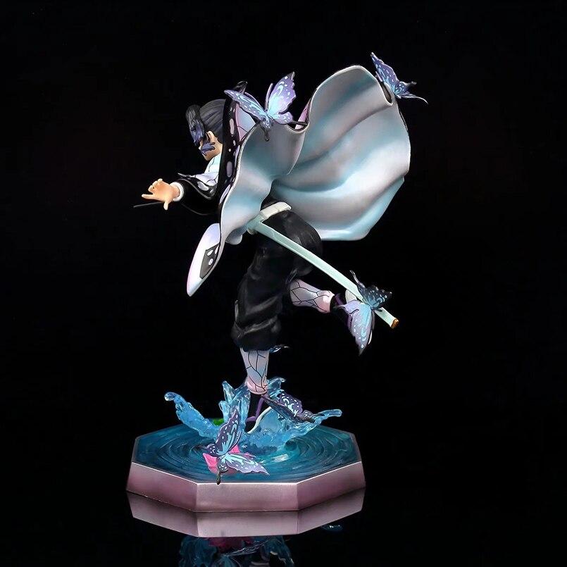 23cm Anime Demon Slayer Figure Kochou Shinobu Pvc Action Figure Toys Collectible Model Toys Kid Gift