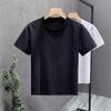 Trendy Brand American High Street Design Sense Niche Couple Pure Cotton Short Sleeve Retro Hong Kong Style Casual Men'S T-Shirt Summer