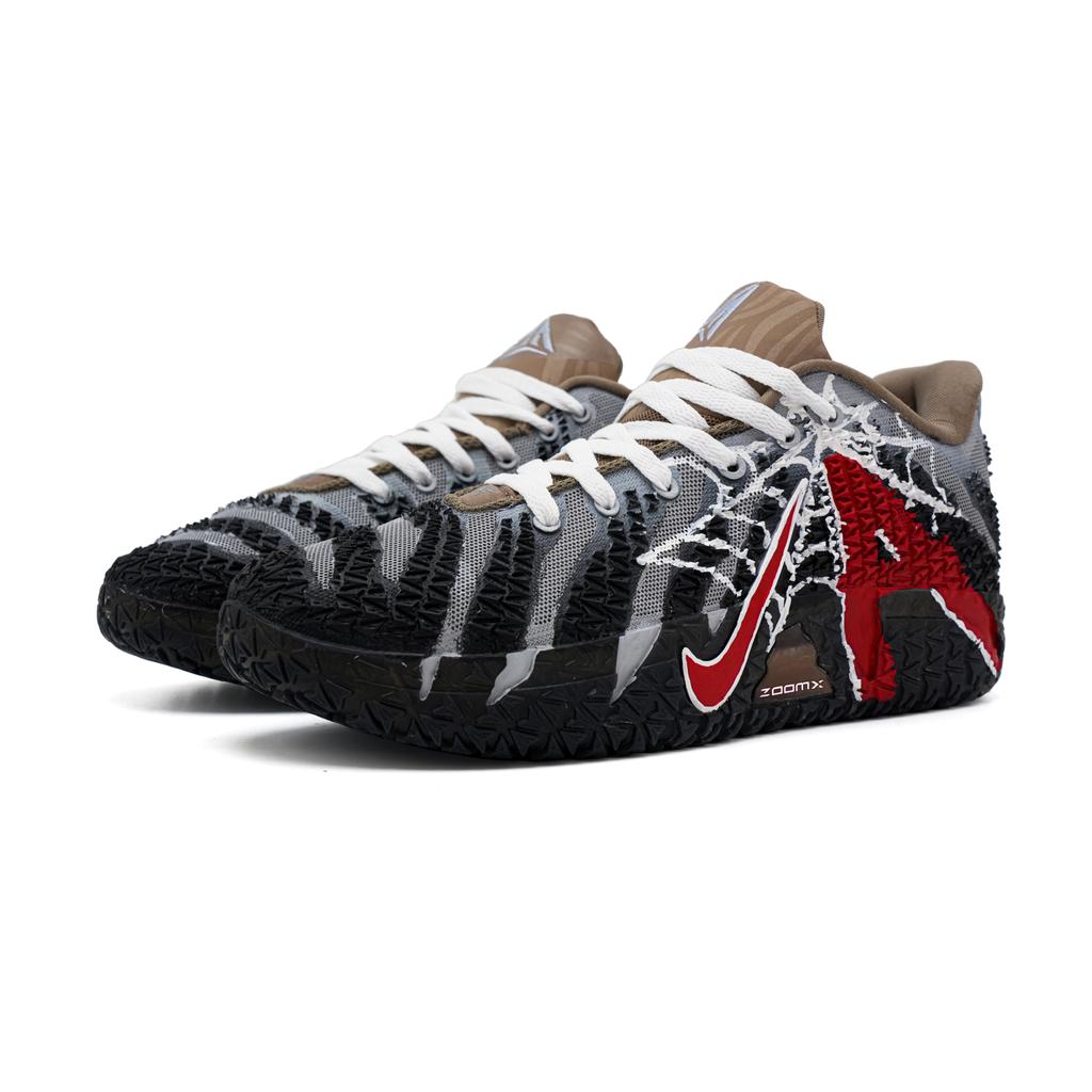 Nike Scarpe da Basket Ja Morant 3 Unisex Basse Nero/Rosso HF2794-200(Team1047-)