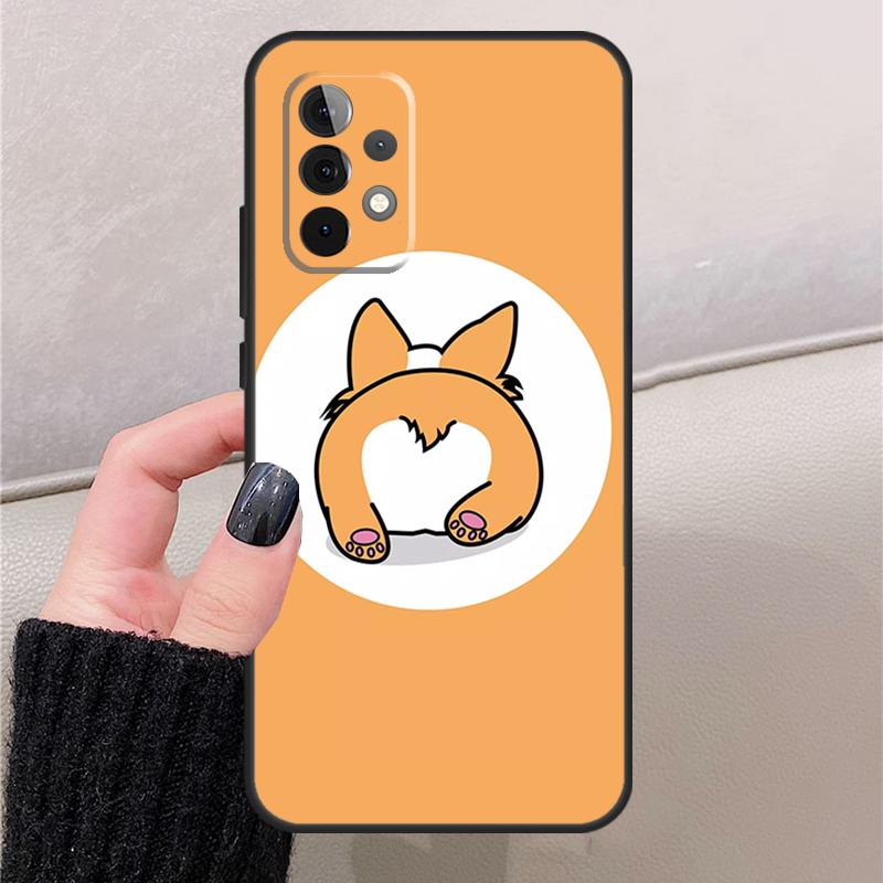 Cartoon Corgi For Samsung Galaxy A57 A37 A17 A56 A36 A16 A26 A53 A33 A13 A54 A14 A15 A35 A55 A52 A32 Case