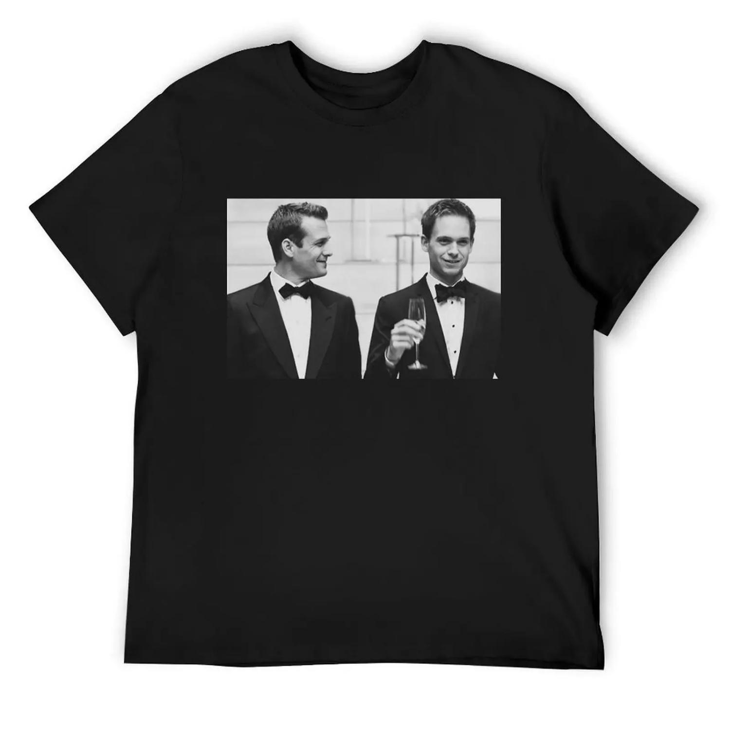 Suits T-Shirt designer shirts shirts graphic tees sweat blacks funny t shirts men S