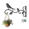 Hanging Plant Bracket Wall Mounted Decorative Hanger Hook Plant Hanger Hooks for Hanging Bird Feeders Flower Pot Basket