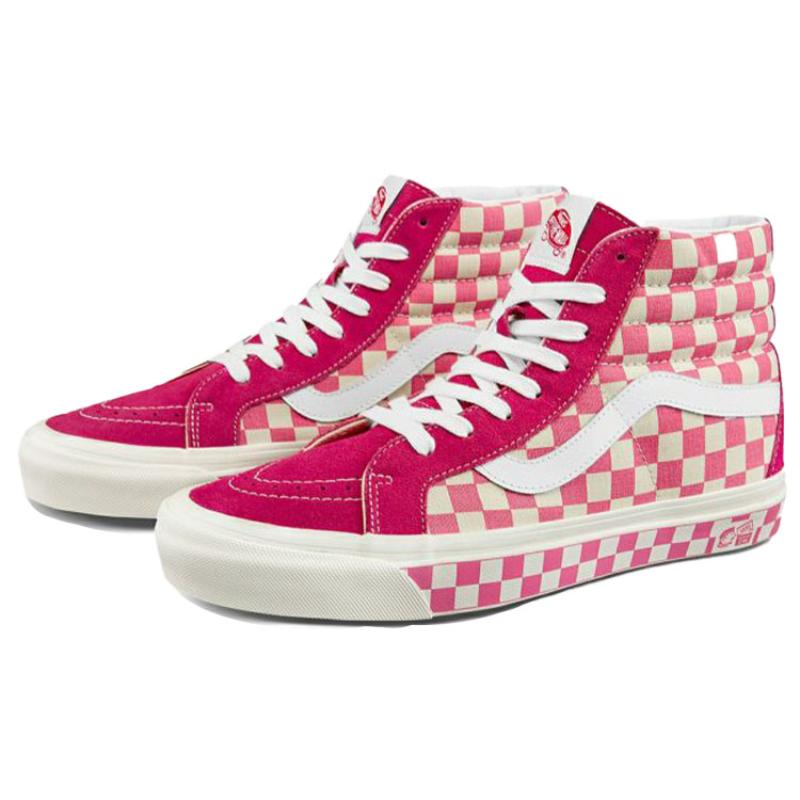 Vans Style 38 Checkerboard Pink/White Vans VN0A38GF2U9