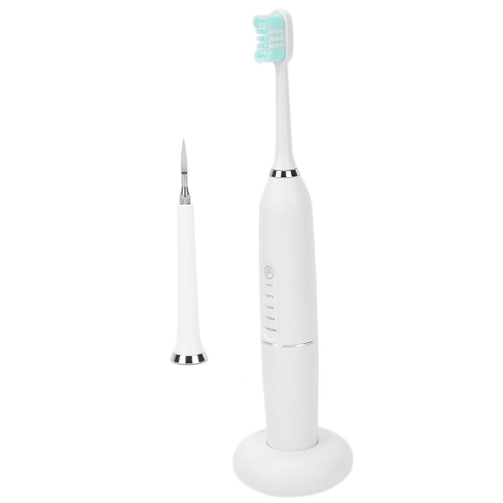 Children S Electric Toothbrush Wireless Charging Whitening Toothbrushes Deep Cleansing ToothbrushWhite