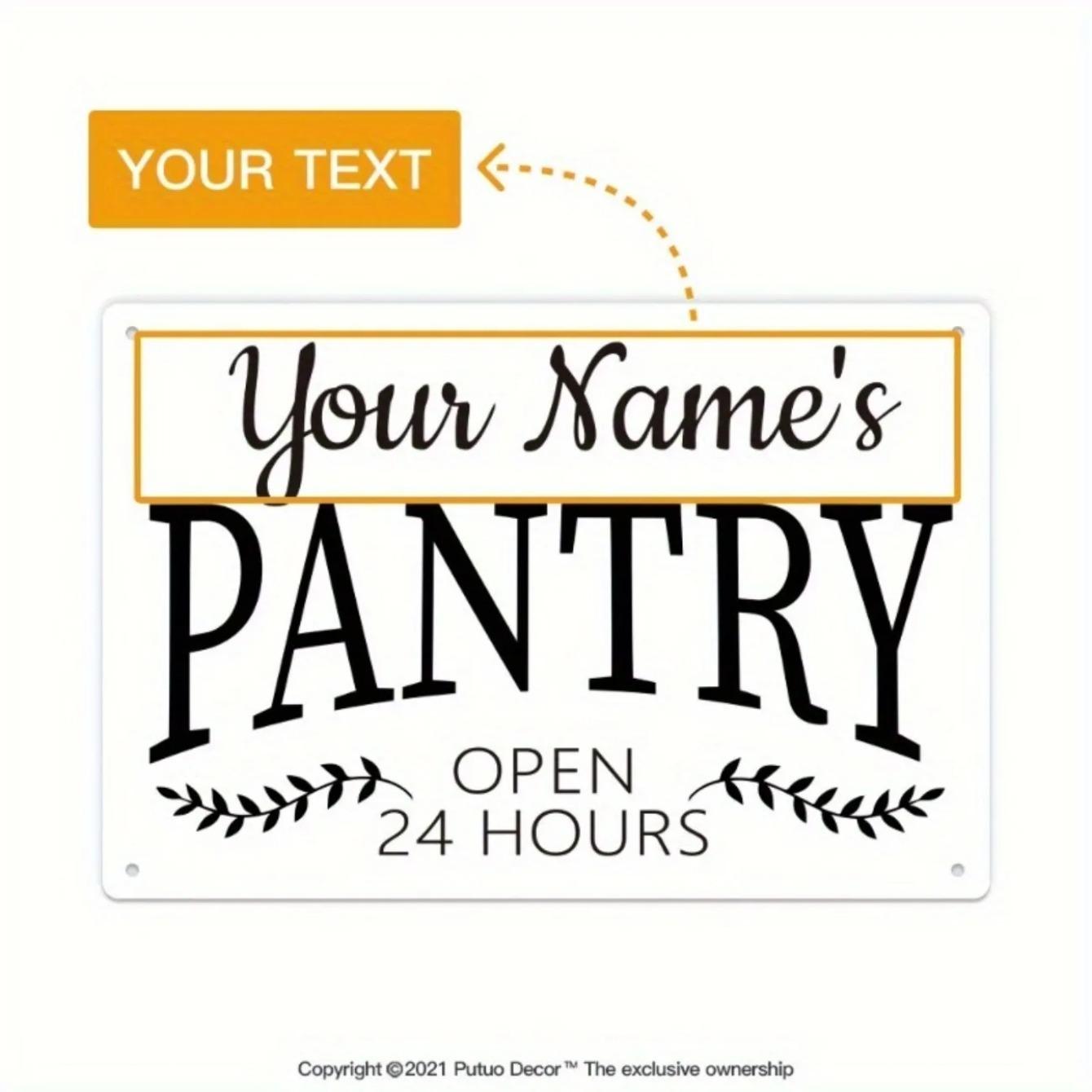 

Retro Metal Tin Sign - Vintage Wall Decor for Kitchen Pantry, Indoor Outdoor Art белый