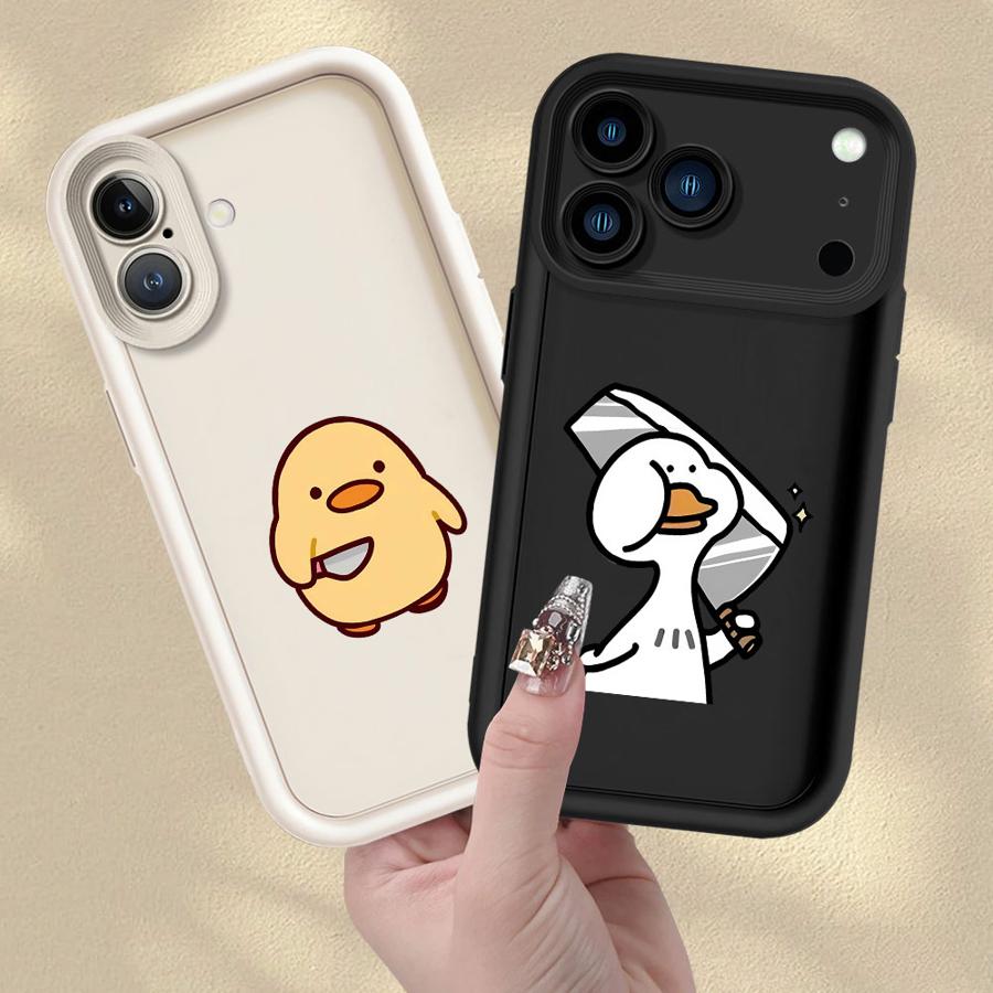 Phone Cover Case for iPhone 17 Pro Max 16 Air 13 14 12 Pro 15 Plus 11 Funny Duck