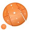 Round Soil-Saving Plant Pot Insert 13 Inch Orange Drainage Hole Design for Balcony Patio Greenhouse Flower & Plant Growing