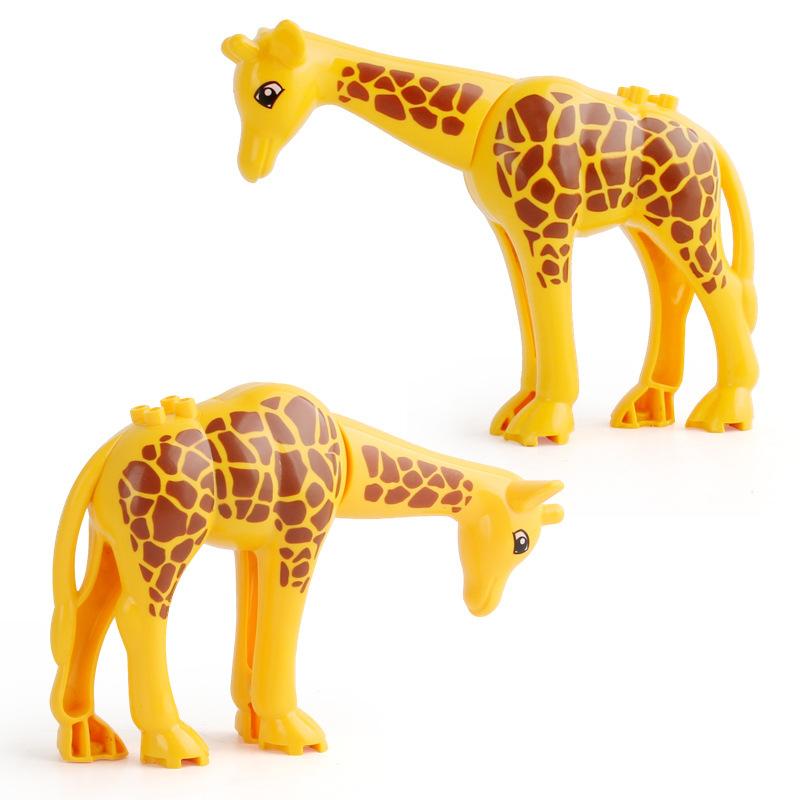 Jlb Rozdanie Worek Zwierzę Klocki do Składania Zabawka Edukacyjna Klocki Żyrafa Niedźwiedź Polarny Niedźwiedź Różnorodność Wyborów