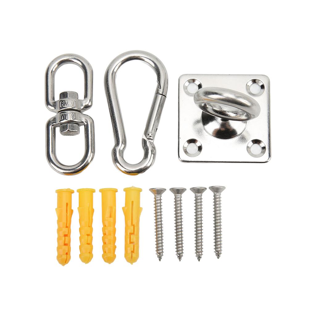 Hängemattenstuhl-Aufhängeset, Edelstahl-Schaukel-Deckenhalterungsset für Yoga-Hängematte, Boxsack