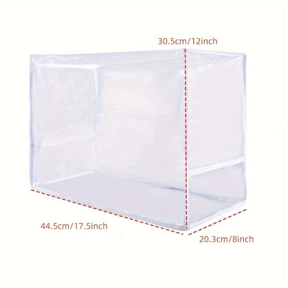 Reusable Sewing Machine Cover PVC Protective Waterproof Scratch-proof Dust Cover Anti Dust with Storage Pockets